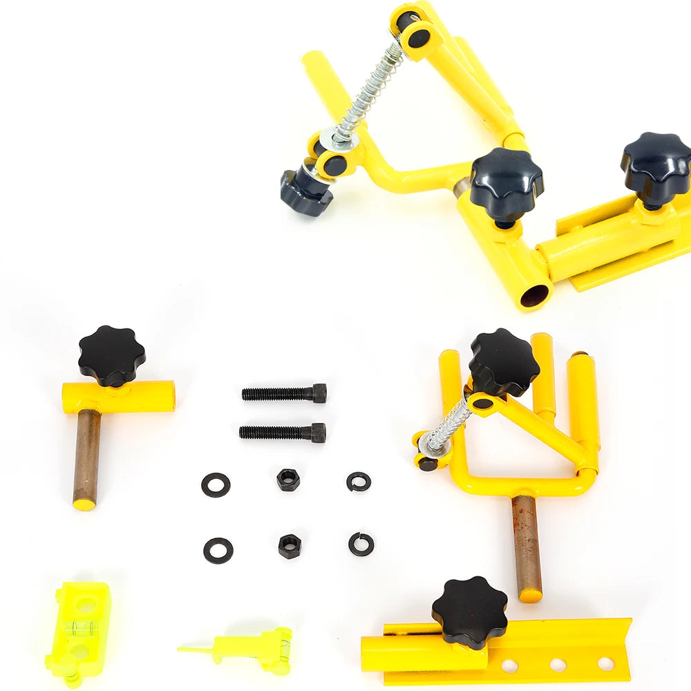 360 Degree Rotation Archery Bow Vise Adjustable String Level Tuning Set