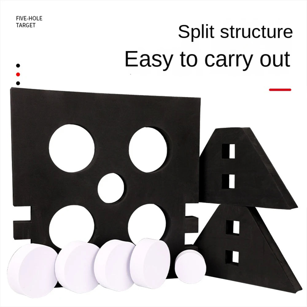 Entertainment Team Building Five-Hole Target for Attack and Defense Game
