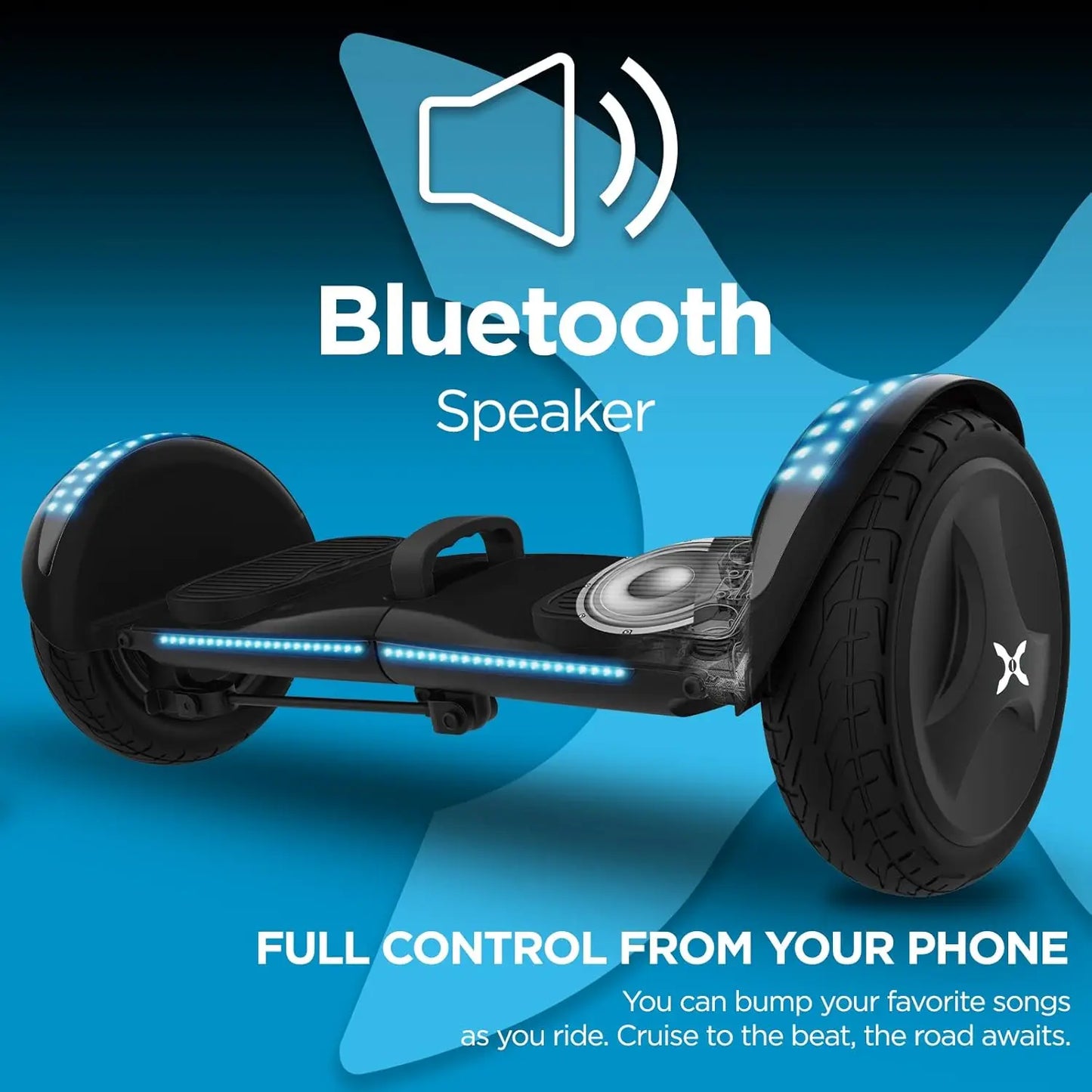 Hover-1 Rogue Hoverboard Black with 36V Battery and 30km/h Max Speed