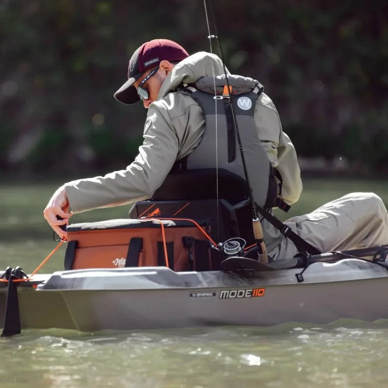 Catch Mode 110 Premium Fishing Kayak with Lawnchair 10.5 Feet Stability