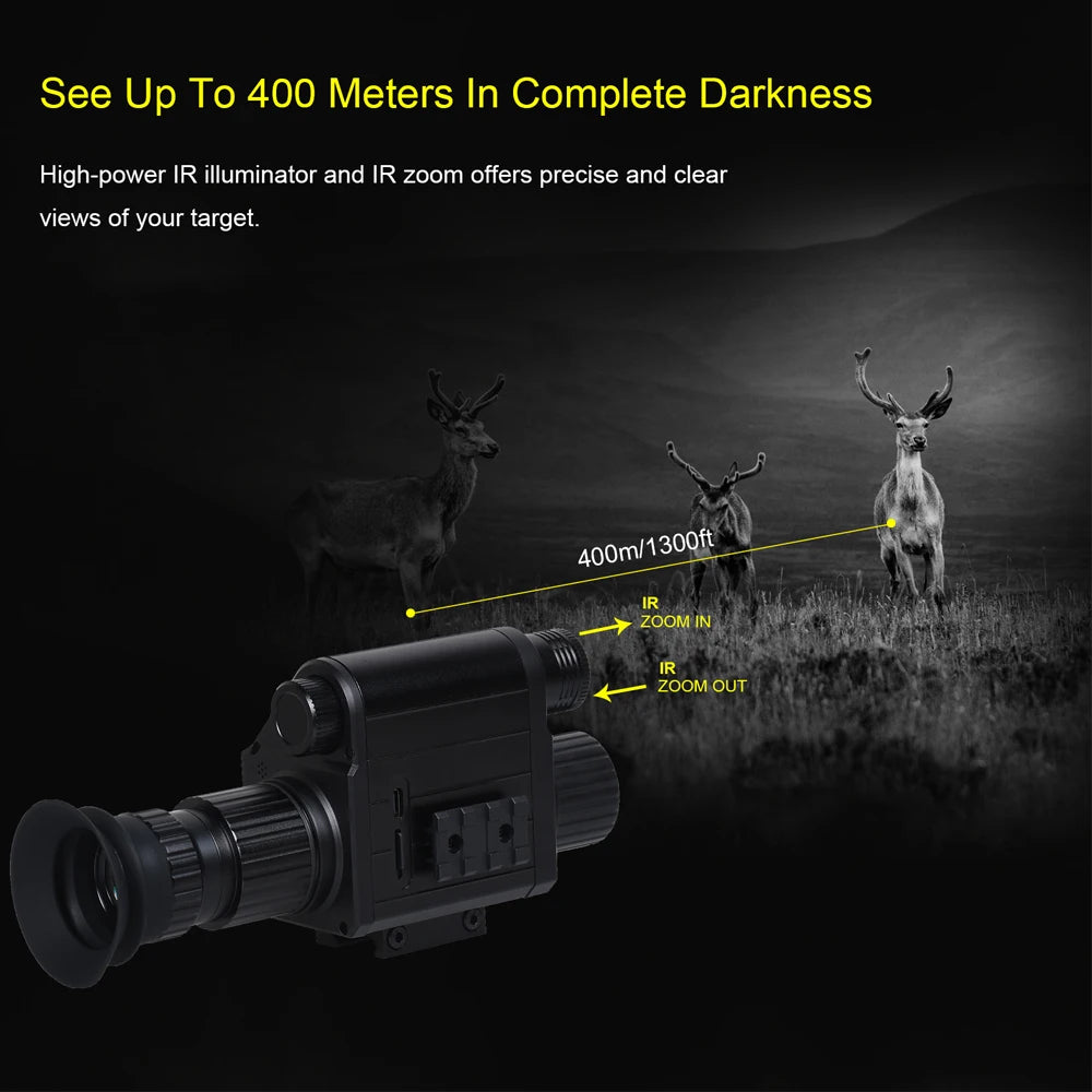 Megaorei HD Night Vision Hunting Camera with 5X Zoom and Infrared Technology
