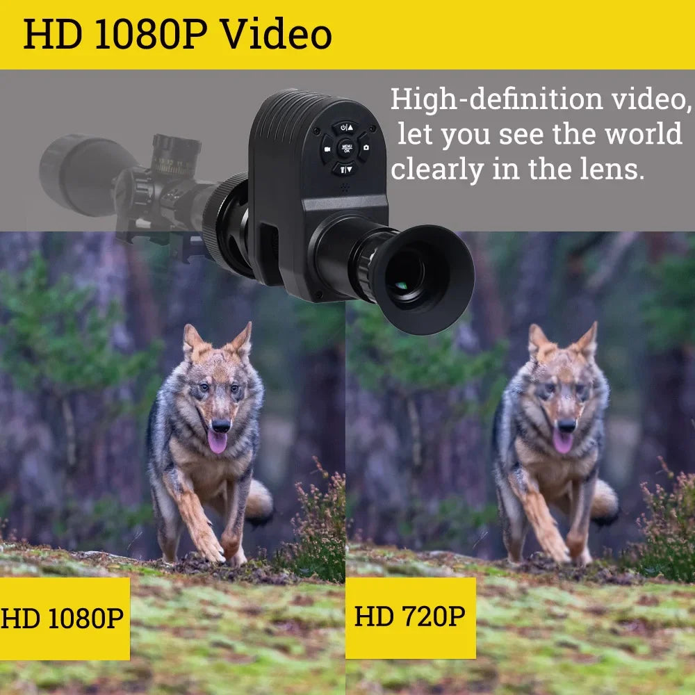 Megaorei Night Vision Scope 1080P Hunting Camera with Infrared Optics