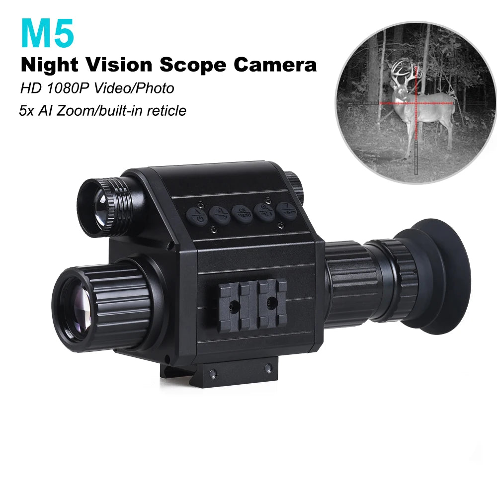Megaorei HD Night Vision Hunting Camera with 5X Zoom and Infrared Technology