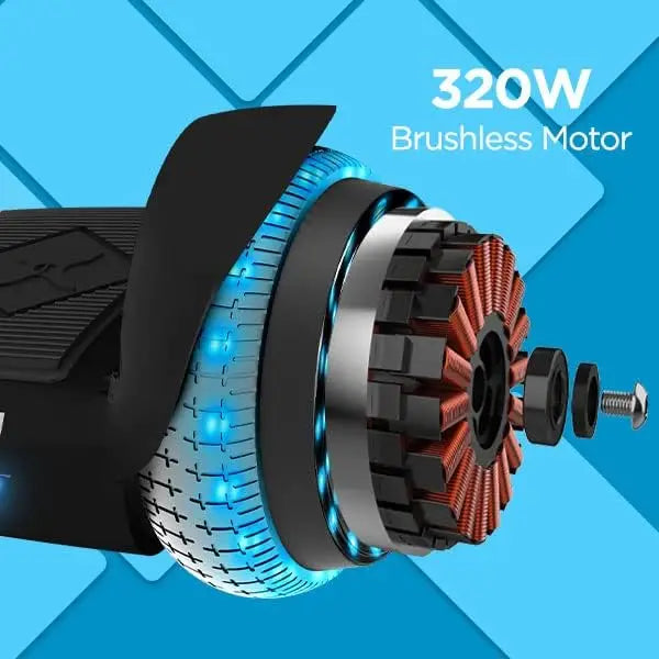 Hover-1 i-200 Hoverboard in Black with 36V Lithium Battery and High Speed