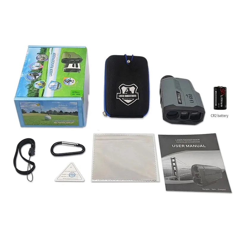 Laser Rangefinder for Hunting and Golf 650m Slope Flag-Lock Distance Meter