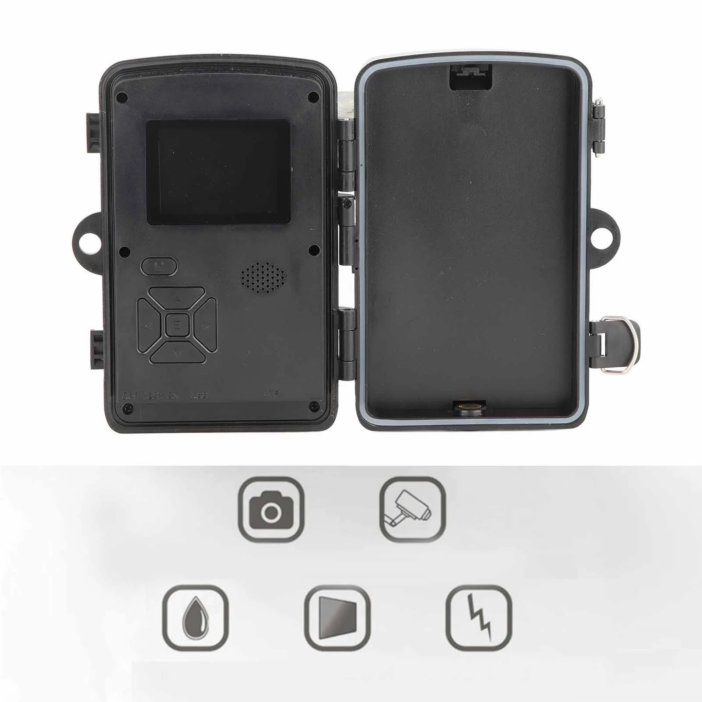 Infrared Night Vision Wildlife Trail Camera with HD Display and IP66 Waterproof