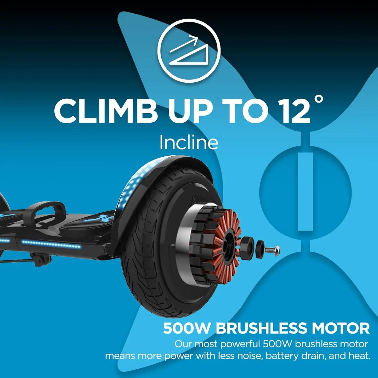 Hover-1 Rogue Hoverboard Black with 36V Battery and 30km/h Max Speed