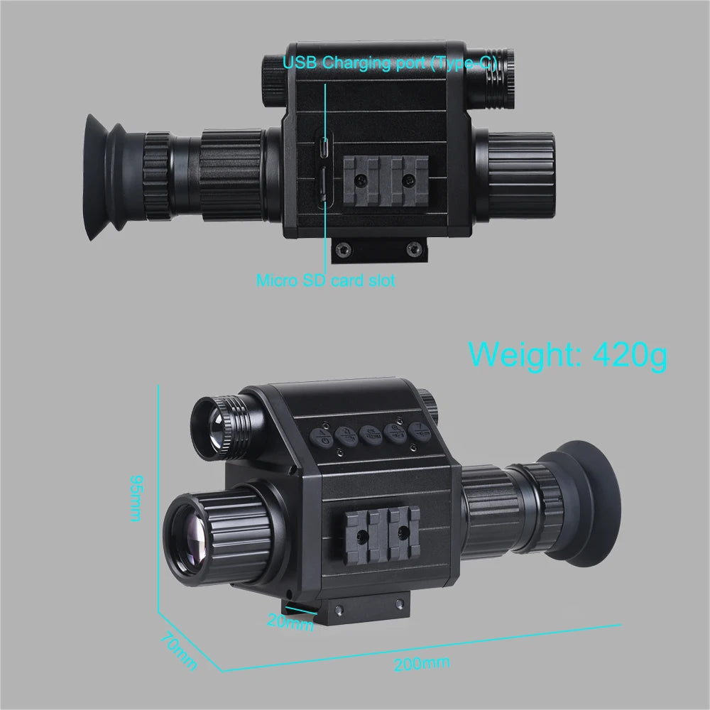 Megaorei HD Night Vision Hunting Camera with 5X Zoom and Infrared Technology