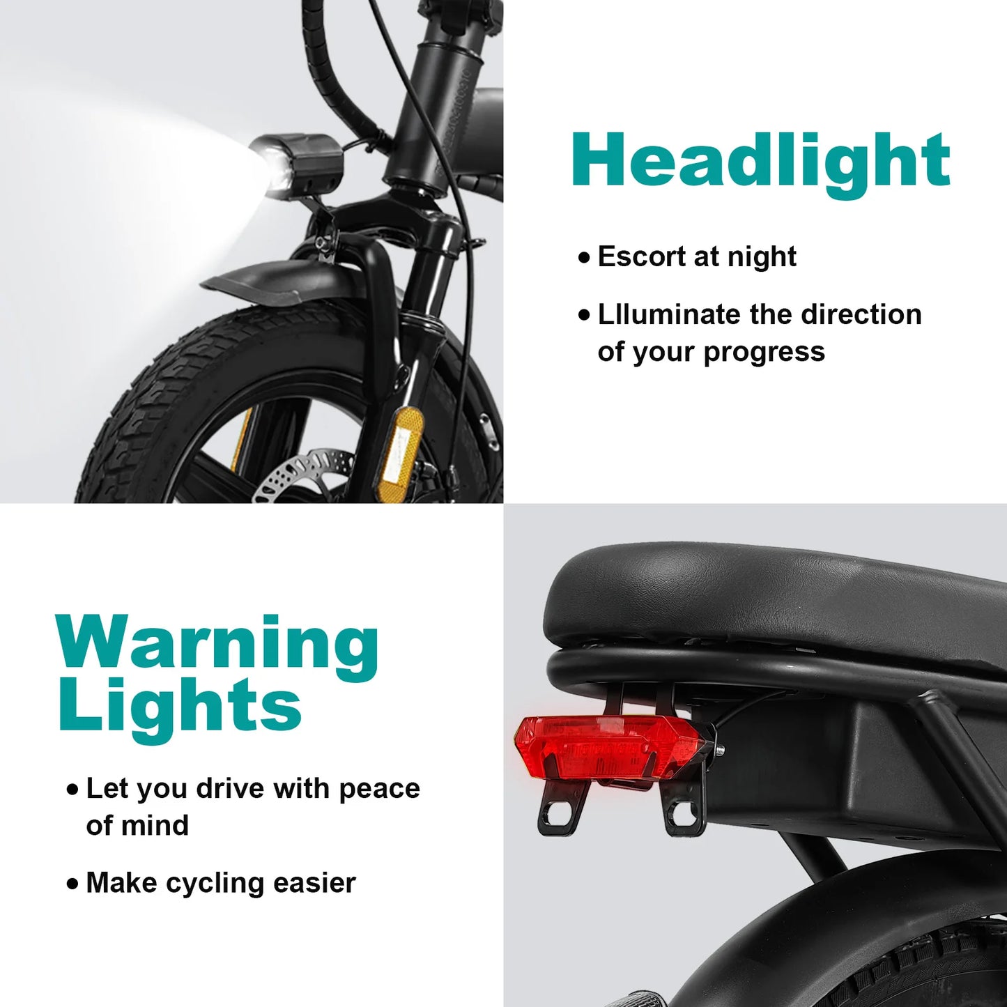14 Inch Foldable Electric Bike for Adults with 500W Motor and Removable Battery