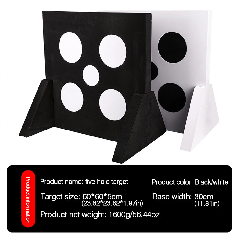 Entertainment Team Building Five-Hole Target for Attack and Defense Game