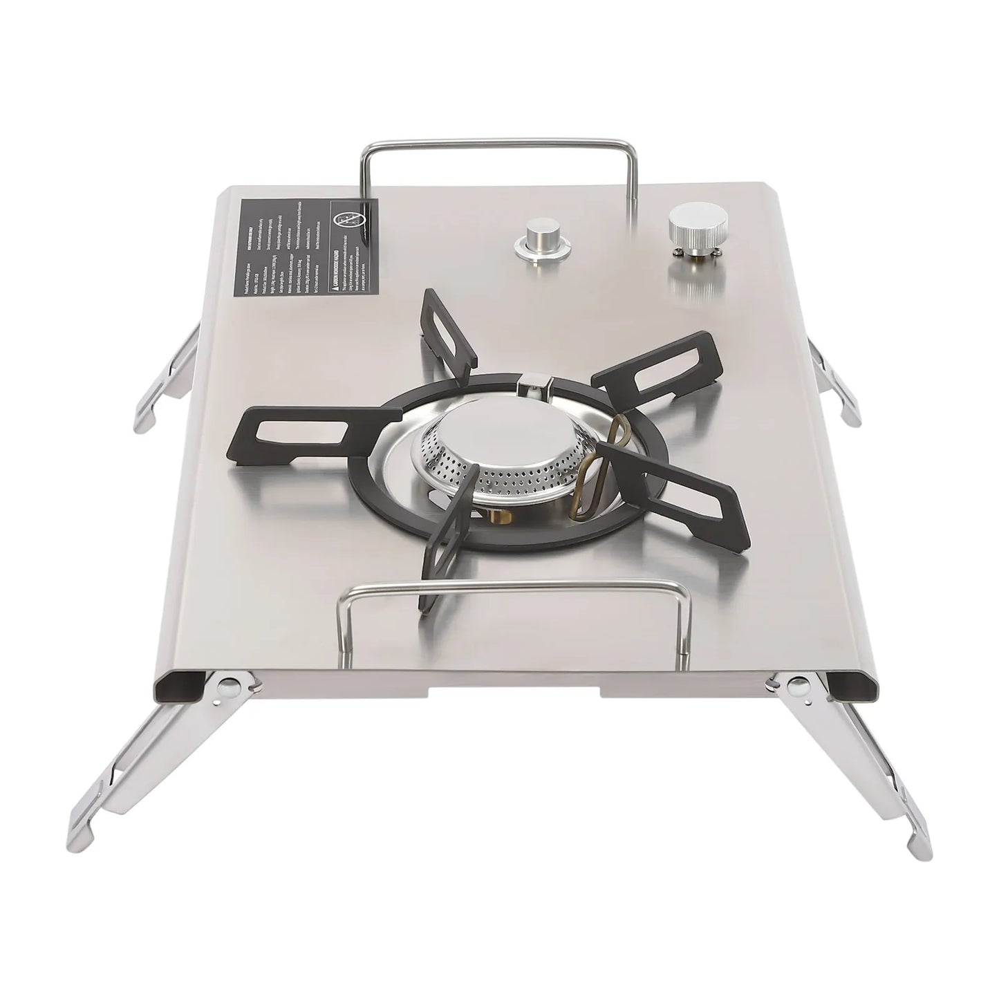 Foldable Portable Gas Stove Stainless Steel Single-Burner for Camping