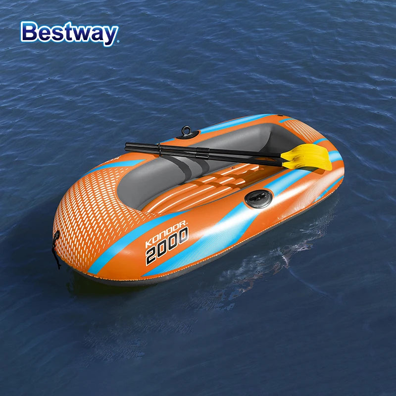 Bestway 61142 Heavy Duty Inflatable Kayak for 1 to 3 Persons Adventure