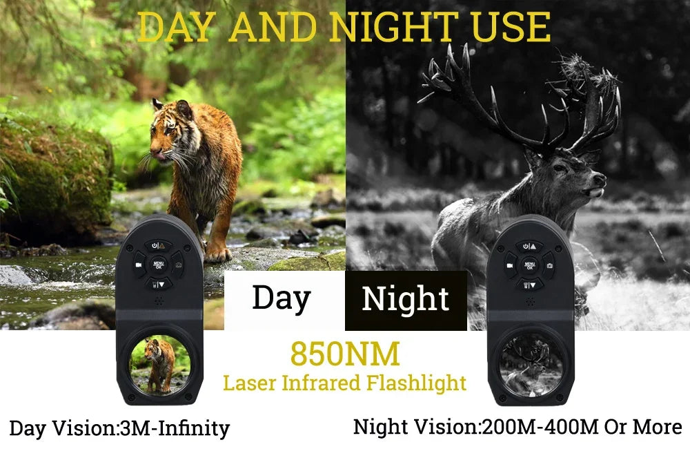 Megaorei Night Vision Scope 1080P Hunting Camera with Infrared Optics