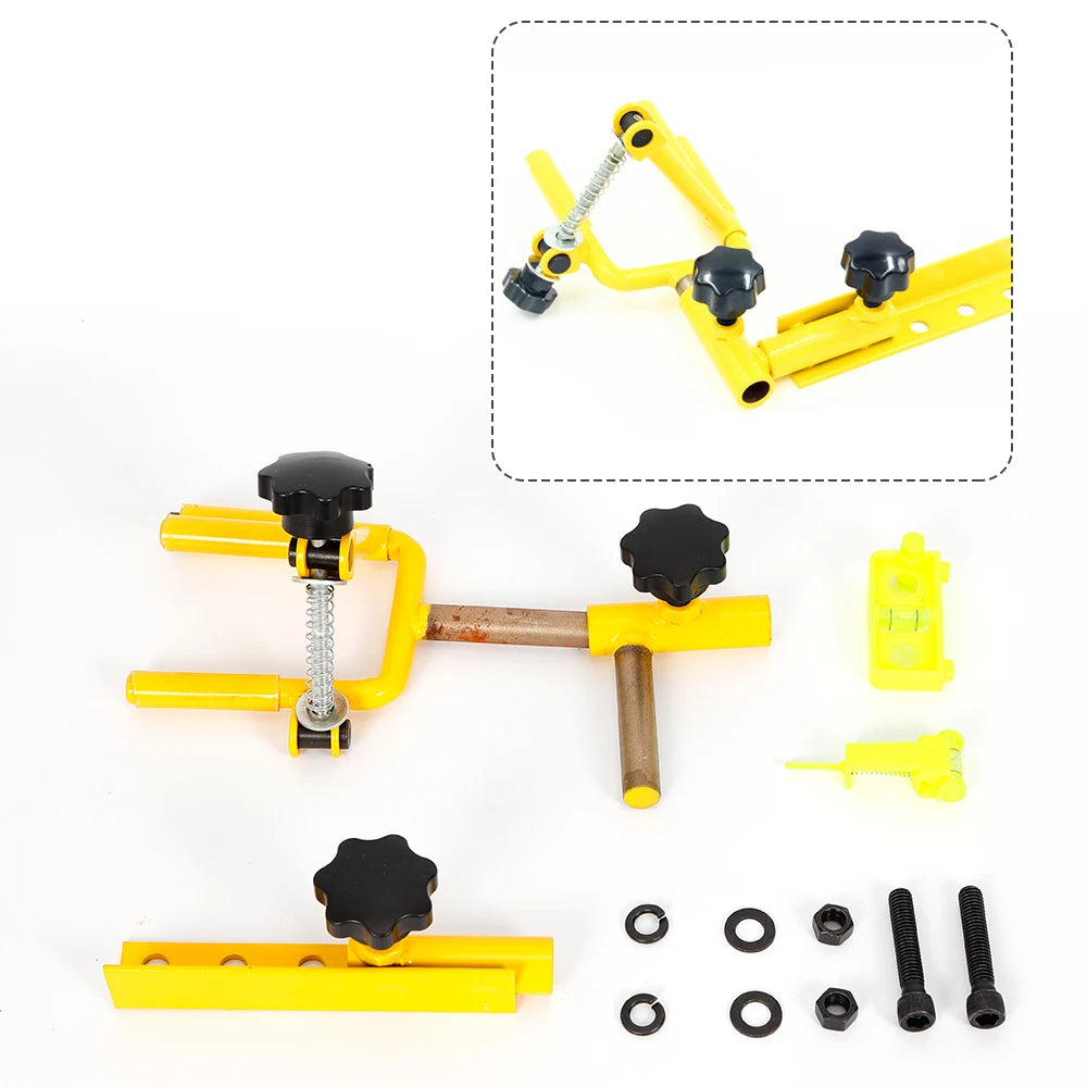 360 Degree Rotation Archery Bow Vise Adjustable String Level Tuning Set
