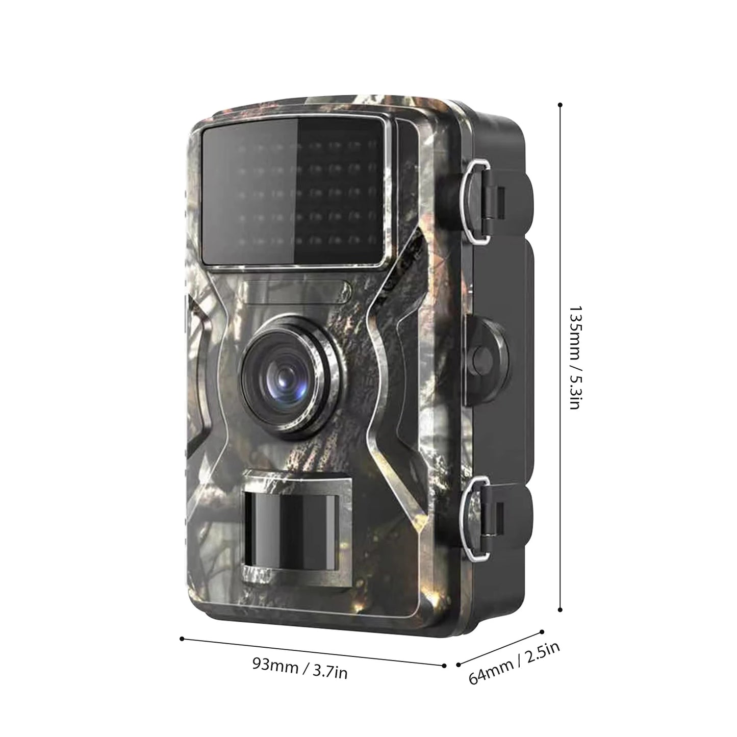 1080P Waterproof Hunting Camera with 16MP Night Vision and LCD Display