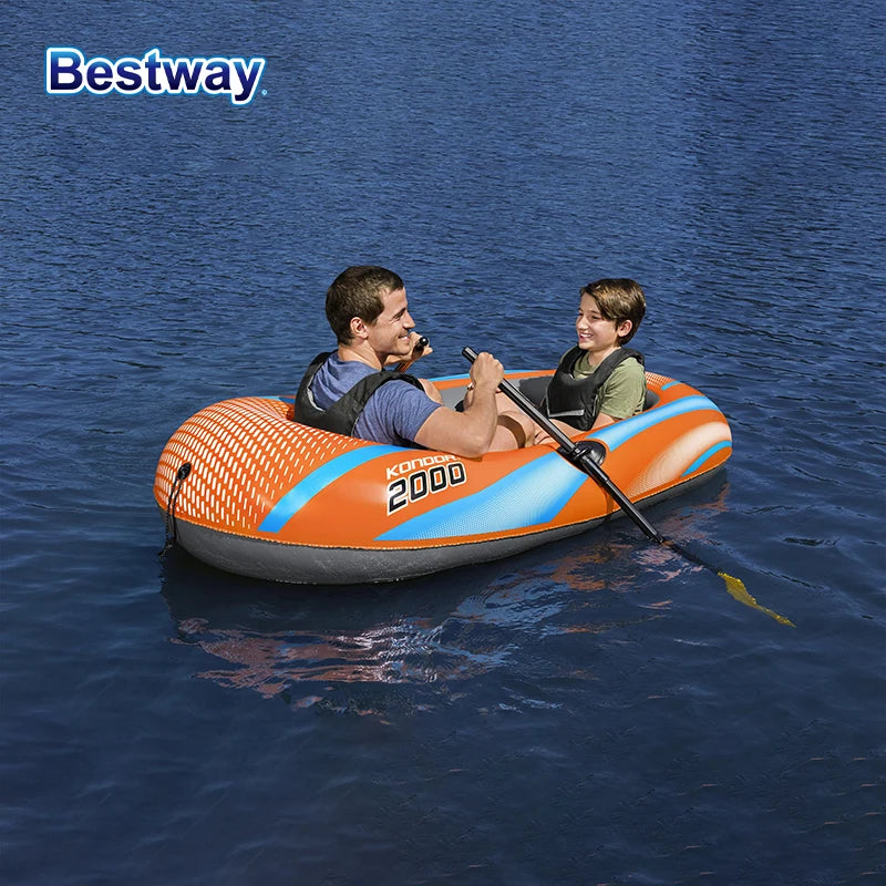 Bestway 61142 Heavy Duty Inflatable Kayak for 1 to 3 Persons Adventure
