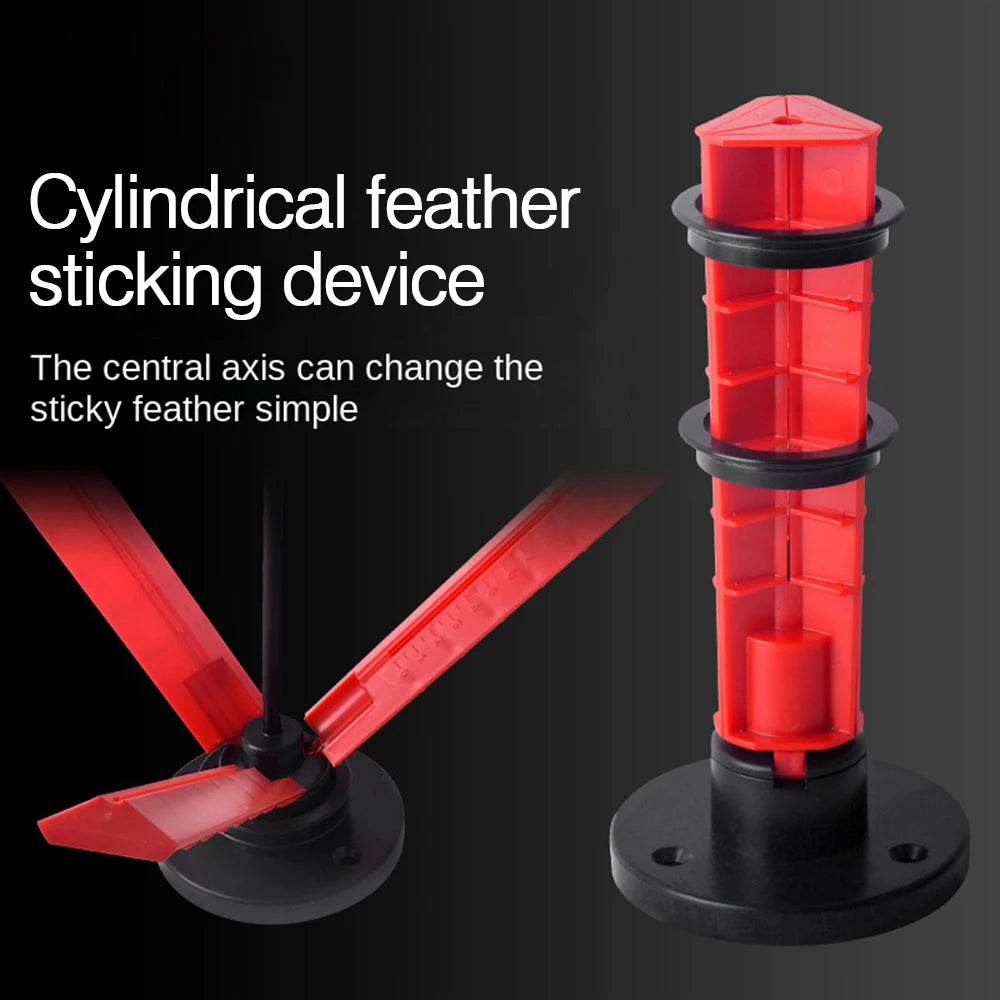 Archery Arrow Fletching Jig with Scale Column for Easy Feather Installation