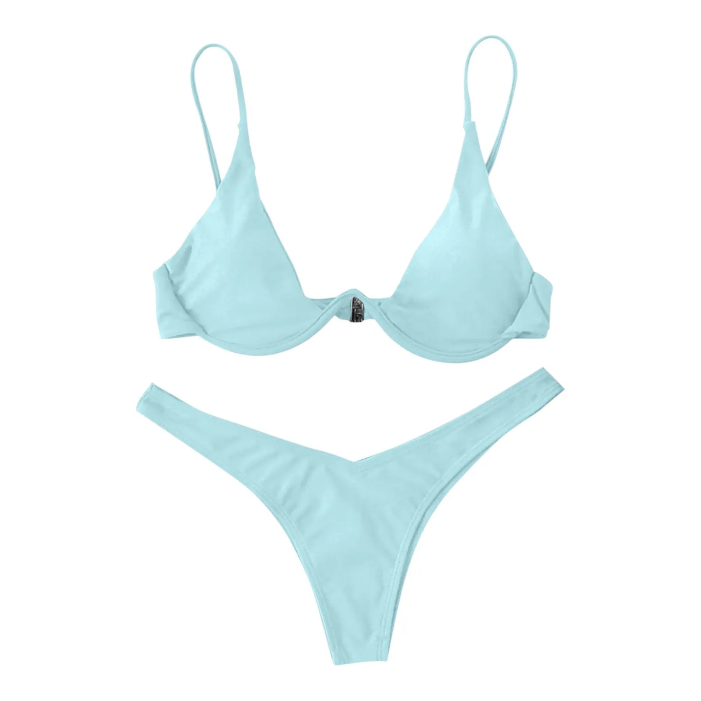 2025 Sexy Low Waisted Bikini Swimsuit Two Piece Brazilian Swimwear Sale