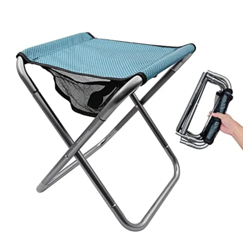 Portable Folding Picnic Camping Stool Ultralight Aluminium Alloy Fishing Chair