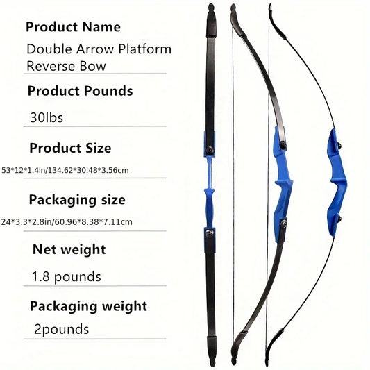 Monthly Bow and Arrow Set for Outdoor Shooting Sports Ambidextrous Design