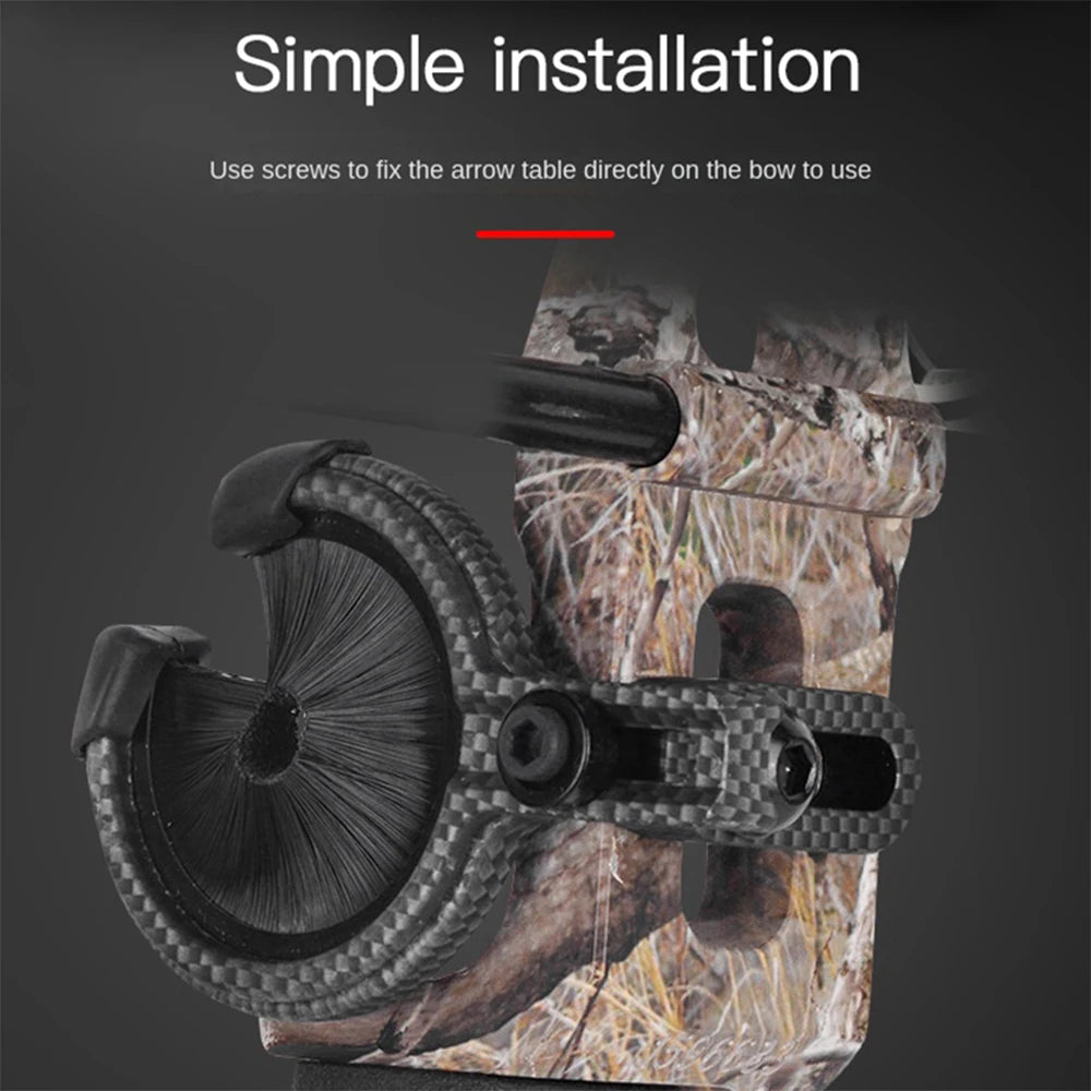 Bow and Arrow Equipment Universal Bristle Cake Brush for Easy Installation