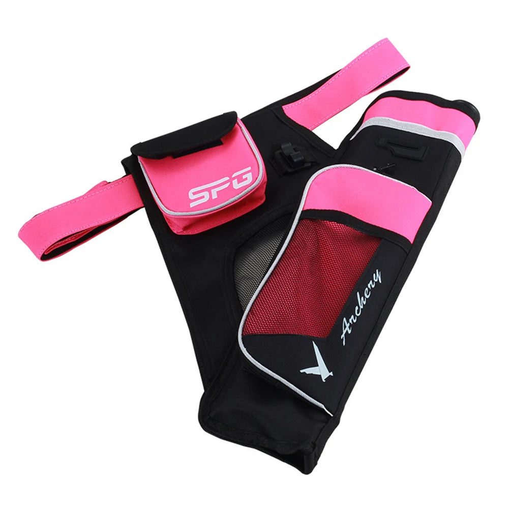 Oxford Archery Arrow Bags Three Tubes Waist Carry Storage Pockets