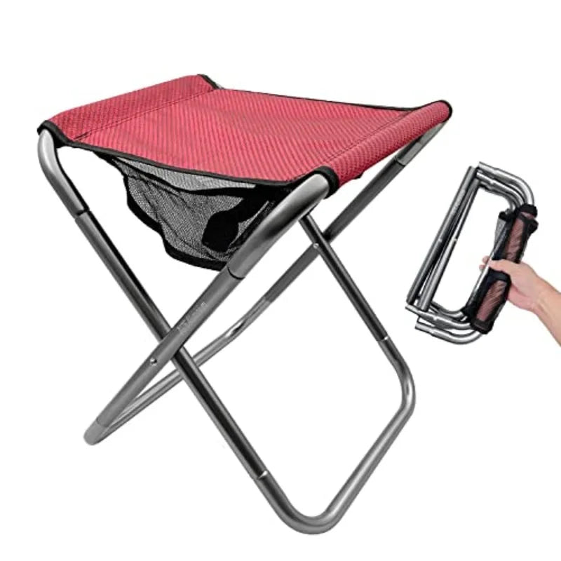 Portable Folding Picnic Camping Stool Ultralight Aluminium Alloy Fishing Chair