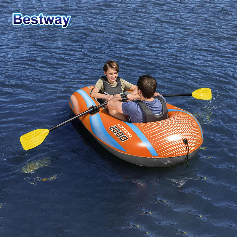 Bestway 61142 Heavy Duty Inflatable Kayak for 1 to 3 Persons Adventure