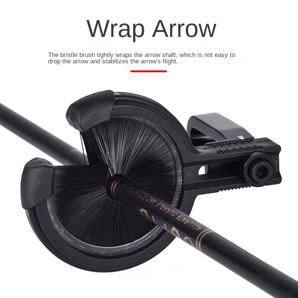 Bow and Arrow Equipment Universal Bristle Cake Brush for Easy Installation