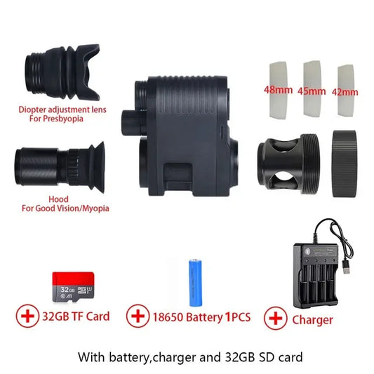 Infrared Night Vision Scope With HD Digital Imaging For Day And Night Hunting