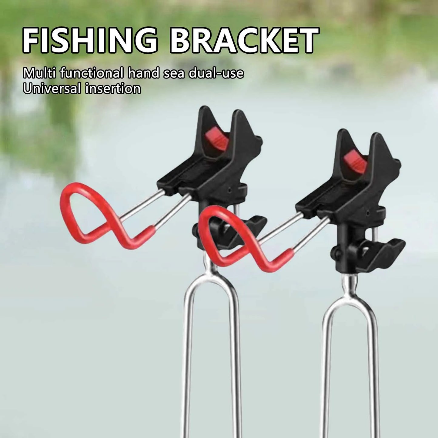 360 Degree Adjustable Fishing Pole Holders for Hands-Free Fishing Relaxation
