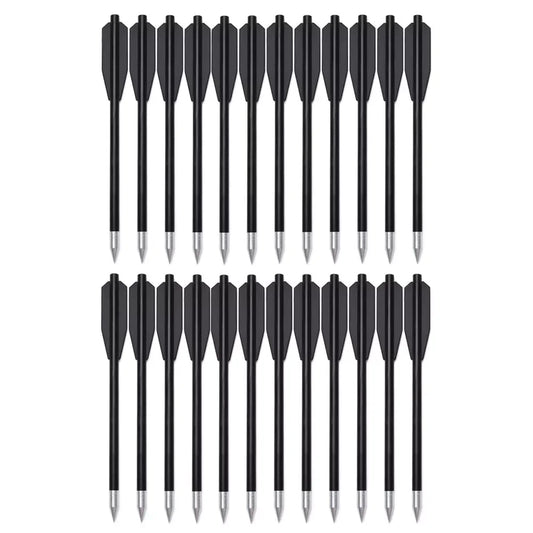 60 Pieces 6.3 Inch Mini Crossbow Bolts Arrows for Target Shooting 50-80lbs