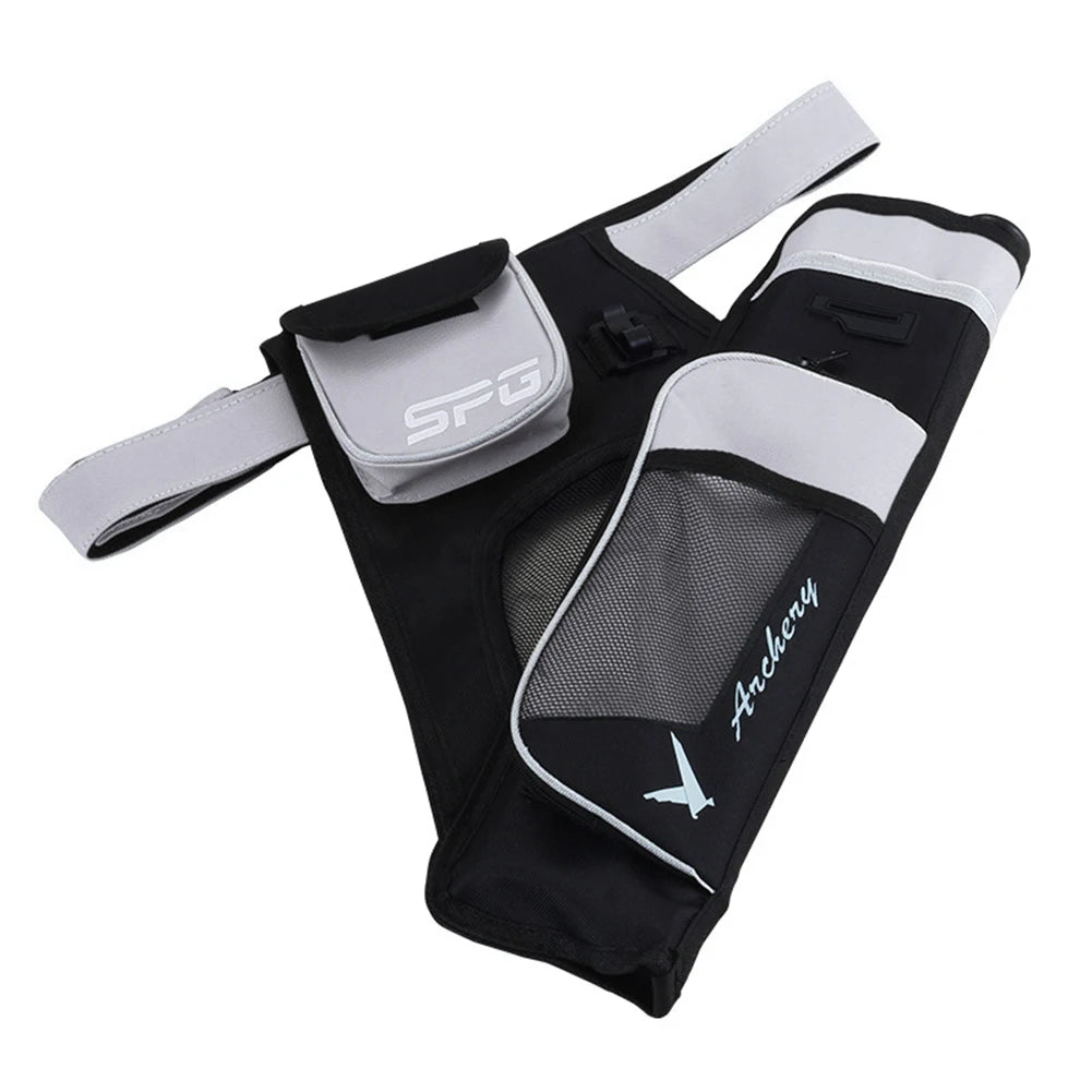 Oxford Archery Arrow Bags Three Tubes Waist Carry Storage Pockets