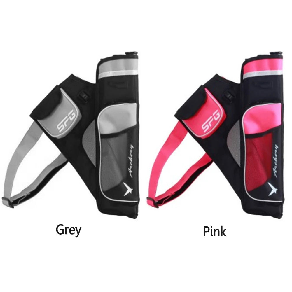 Oxford Archery Arrow Bags Three Tubes Waist Carry Storage Pockets
