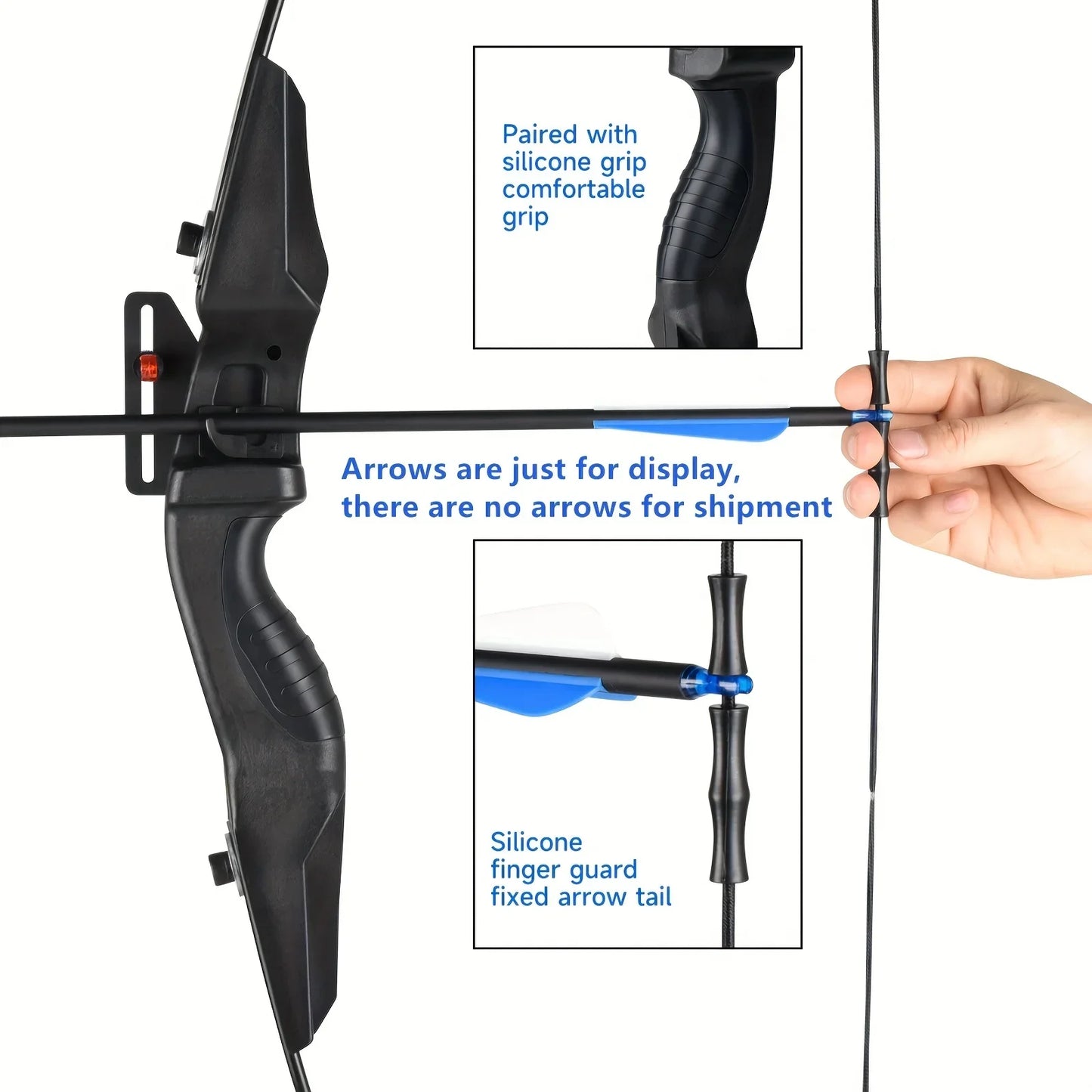 30lbs Right-Handed Recurve Bow for Beginners and Teens Outdoor Archery Practice