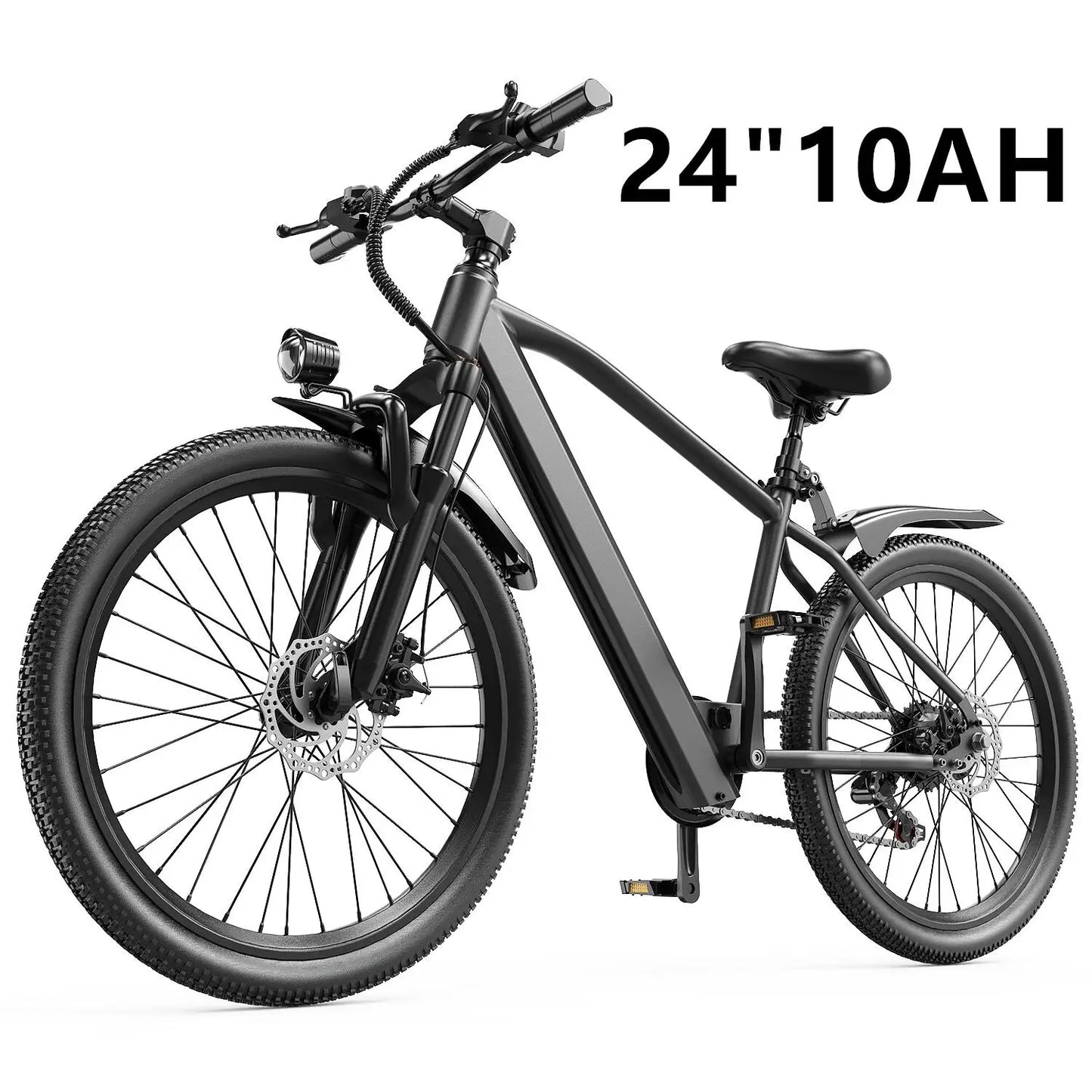 26 Inch 24 Inch Electric Mountain Bike 500W Motor 30 Mile Range Ebike