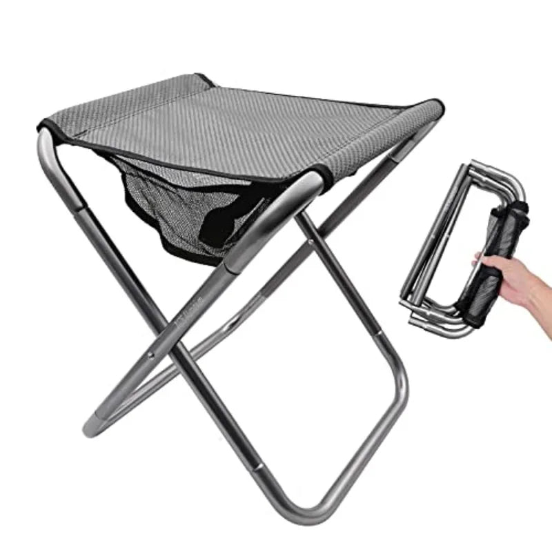 Portable Folding Picnic Camping Stool Ultralight Aluminium Alloy Fishing Chair