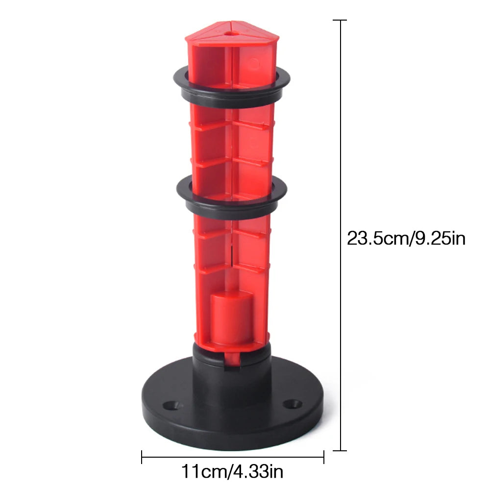 Archery Arrow Fletching Jig with Scale Column for Easy Feather Installation